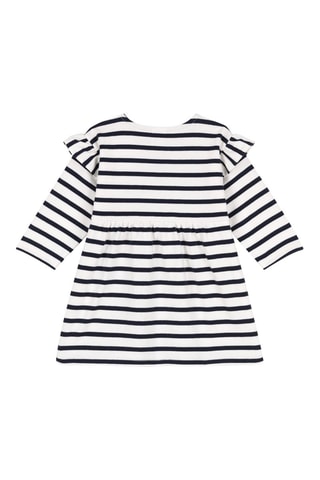 Robe à manches longues. Blanc