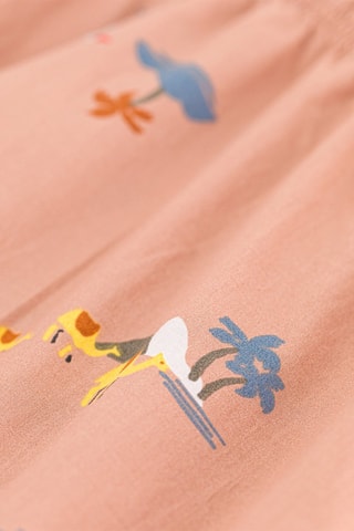 Combinaison à manches volantées. Rose