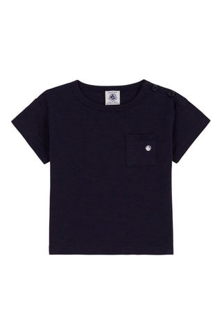 T-shirt à manches courtes. Bleu