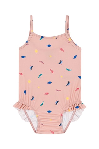 Maillot 1 pièce. Rose