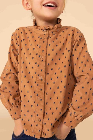 Blouse à manches longues  Camel