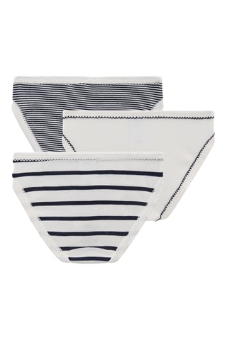 3 culottes - Blanc et noir