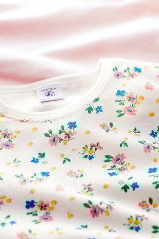 2 t-shirts - Rose et blanc