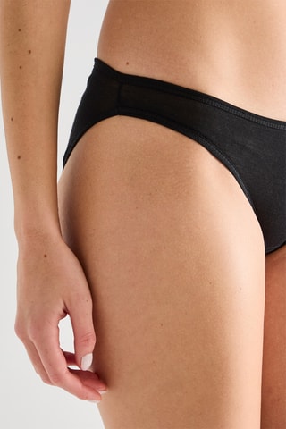 3 culottes - Gris chiné et noir