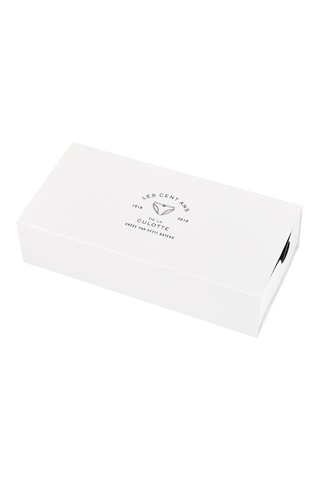 5 culottes - Gris chiné et noir