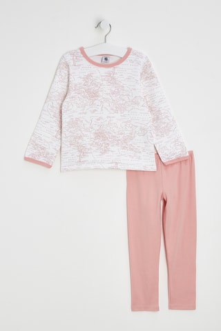 T-shirt et legging - Rose et blanc