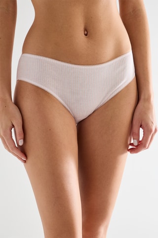 Culotte - Ecru et rose