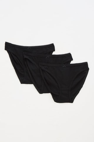 3 culottes - Noir