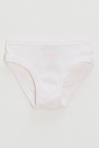 Culottes - Rose poudré et blanc