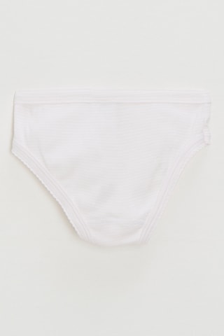 Culottes - Rose poudré et blanc