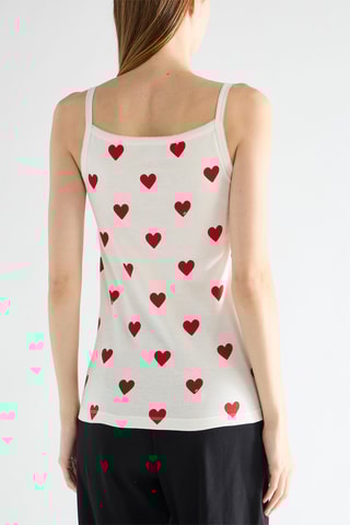 Débardeur - Blanc et rouge