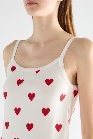 Débardeur - Blanc et rouge