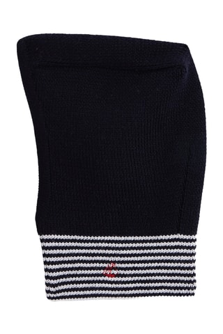 Cagoule en laine - Bleu nuit