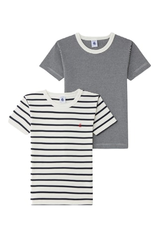 2 t-shirts - Blanc et noir