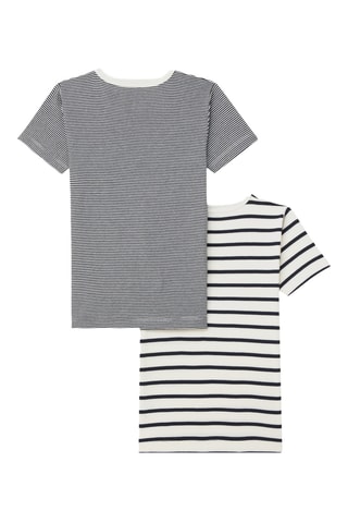 2 t-shirts - Blanc et noir