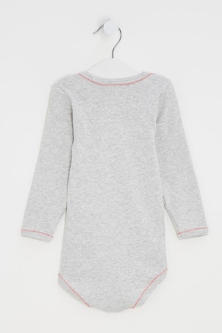 3 bodys - Gris et blanc 