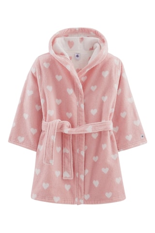 Peignoir à capuche - Rose