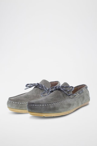Nubuck Mocassins River - Grijs