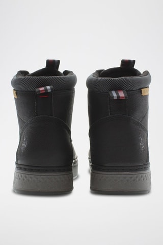 Hoge Sneakers Mokka - Zwart