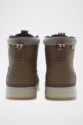 Hoge Sneakers Mokka - Bruin