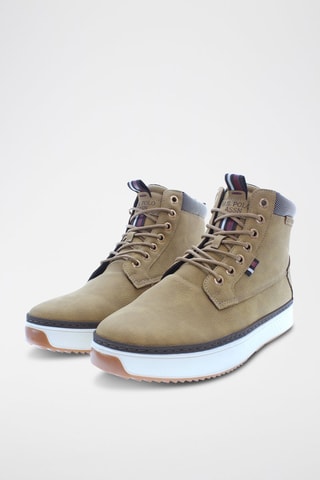 Hoge Sneakers Mokka - Camel