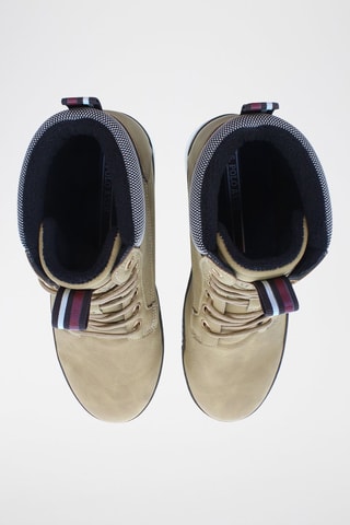 Hoge Sneakers Mokka - Camel