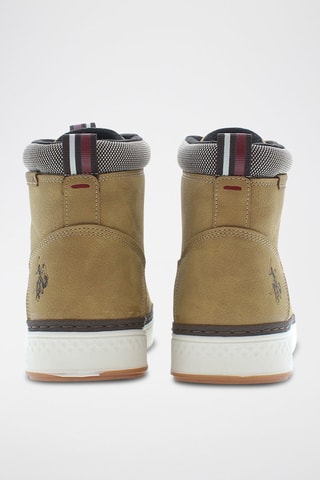 Hoge Sneakers Mokka - Camel