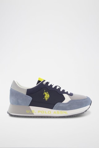 Leren Sneakers Cleef - Blauw