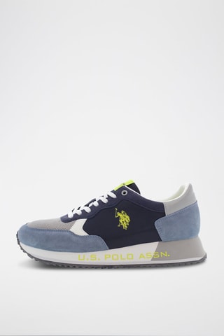Leren Sneakers Cleef - Blauw