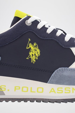 Leren Sneakers Cleef - Blauw