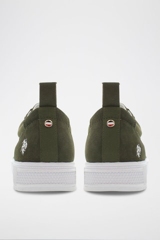 Platform Nubuck Sneakers Bayard - Kaki