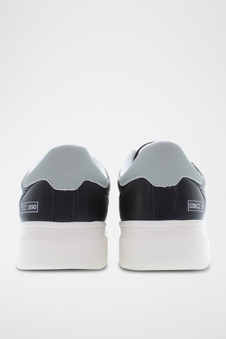 Sneakers George - Zwart en Hemelsblauw