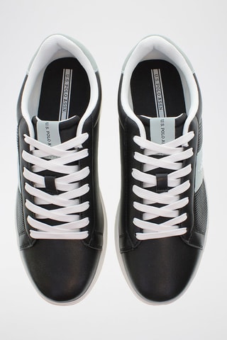 Sneakers George - Zwart en Hemelsblauw