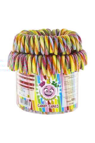 72 sucettes Candy Canes - 1 kg