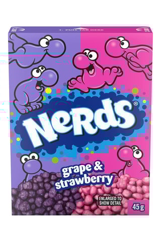 9 Bonbons Nerds raisin fraise - 36 x 45 g