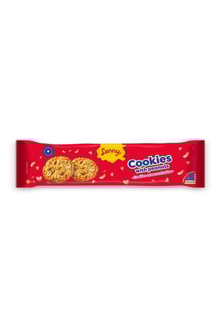 6 paquets de cookies cacahuètes grillées Lenny - 12 x 150 g