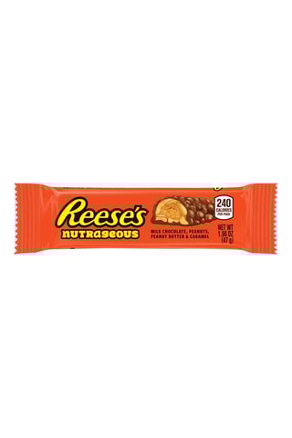 9 barres chocolatée Reese's Nutrageous - Chocolat, beurre de cacahuètes, caramel, cacahuètes