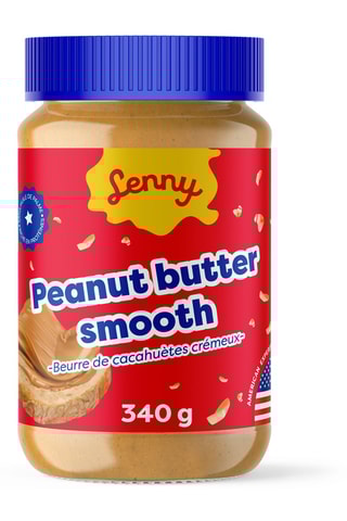 6 beurres de cacahuètes lisse - 340 g