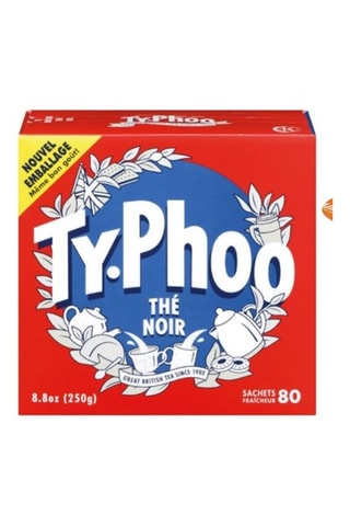 6 Thé noir original Typhoo - 80 sachets