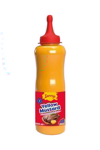 6 Sauces moutarde jaune lenny - 500 ml