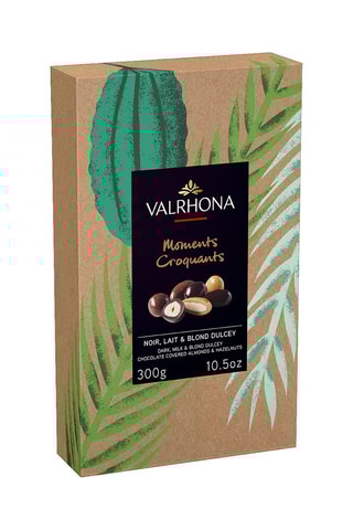 Coffret Equinoxe amandes et noisettes enrobées de chocolat - 300 g