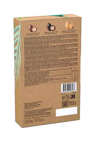 Coffret Equinoxe amandes et noisettes enrobées de chocolat - 300 g