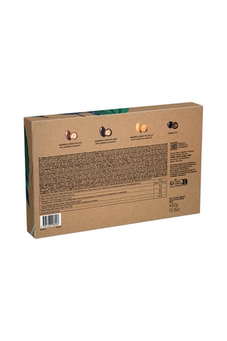 Coffret Equinoxe amandes et noisettes aux 3 chocolats - 450 g