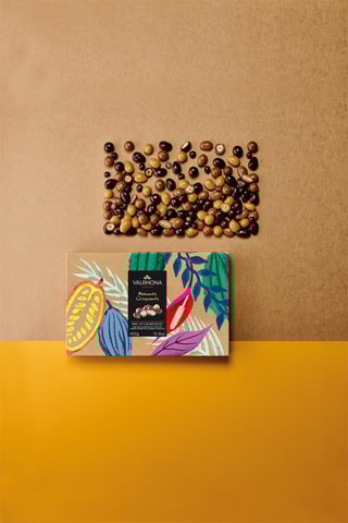 Coffret Equinoxe amandes et noisettes aux 3 chocolats - 450 g