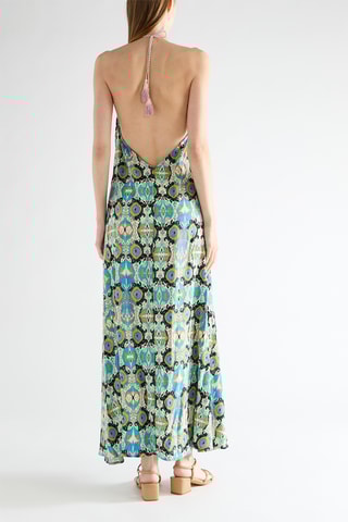 Robe longue sans manches - Bleu