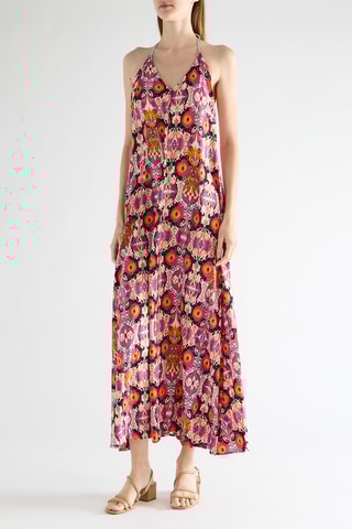 Robe longue sans manches - Fuchsia