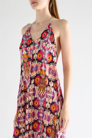 Robe longue sans manches - Fuchsia