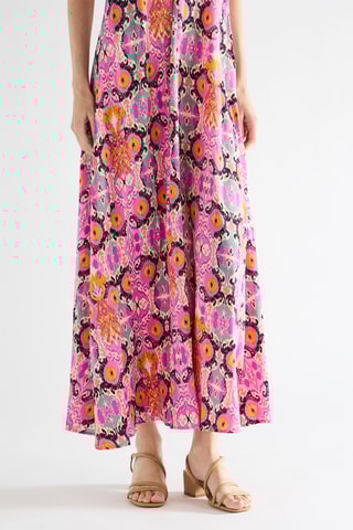 Robe longue sans manches - Rose