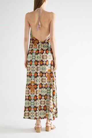 Robe longue sans manches - Multicolore