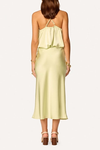 Jupe midi - Jaune pâle